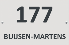 Naambordje bekijken